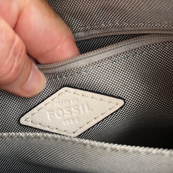 Fossil Ryder Mini Satchel genuine leather crossbody/shoulder or tote bag - Picture 12 of 16